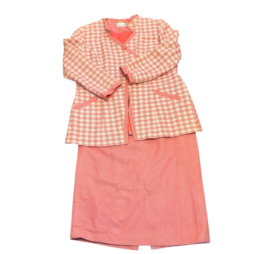 Women's Vintage Lily & Taylor Couture Two Piece Fully Lined 2 Piece Suit Size 22